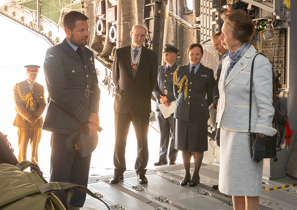 Her Royal Highness The Princess Royal visits RAF Brize Norton